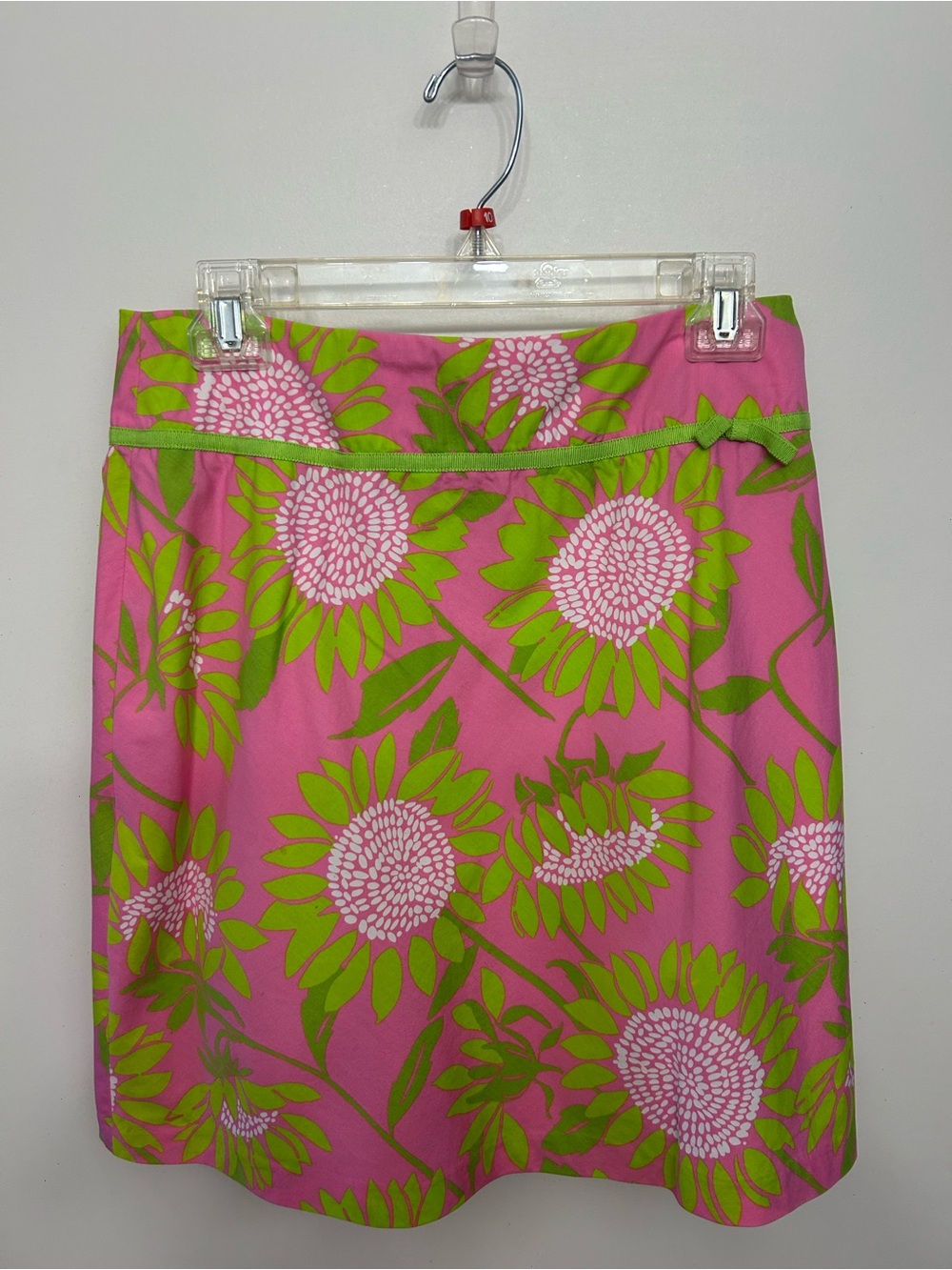 Lily Pulitzer Bright Pink Floral Skirt